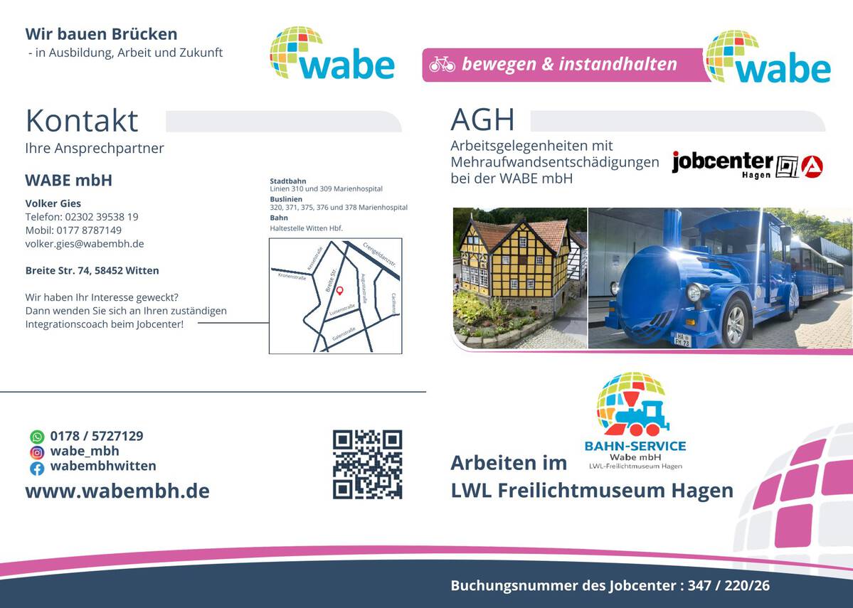 Flyer AGH LWL Kleinwegebahn