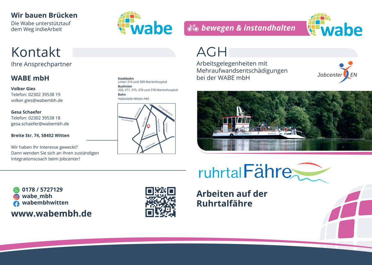 Flyer AGH Ruhrtalfähre