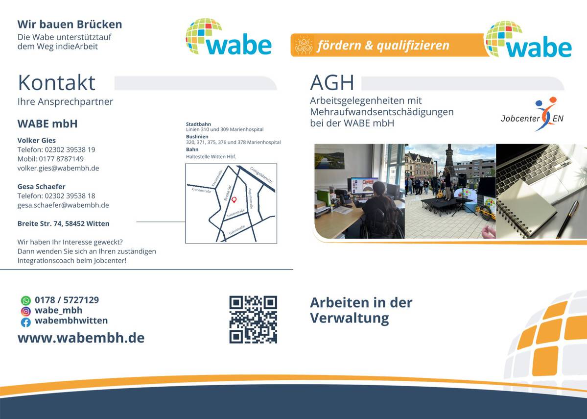 Flyer AGH Verwaltung