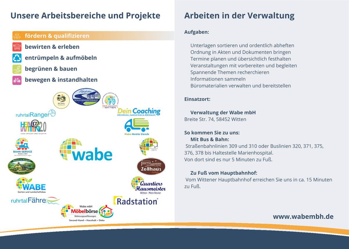 Flyer AGH Verwaltung